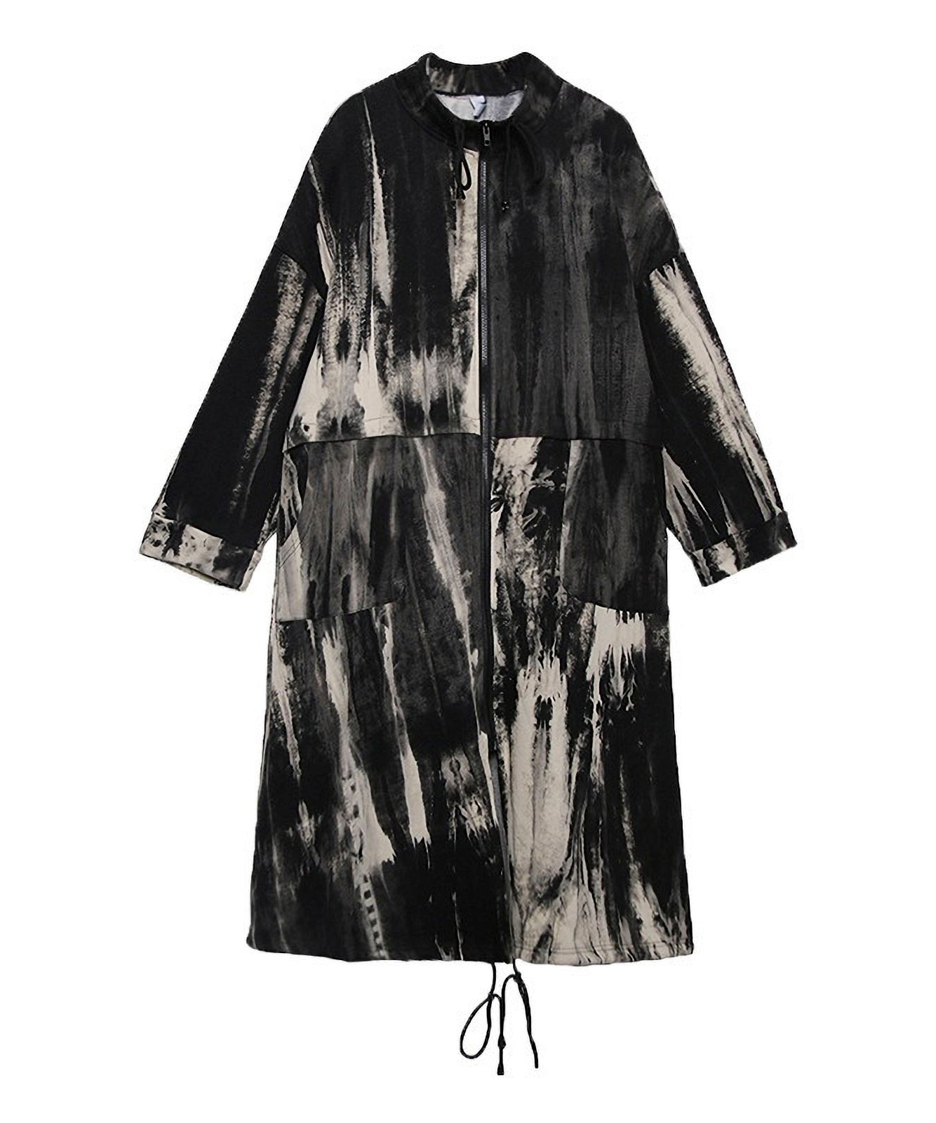 long zip coat