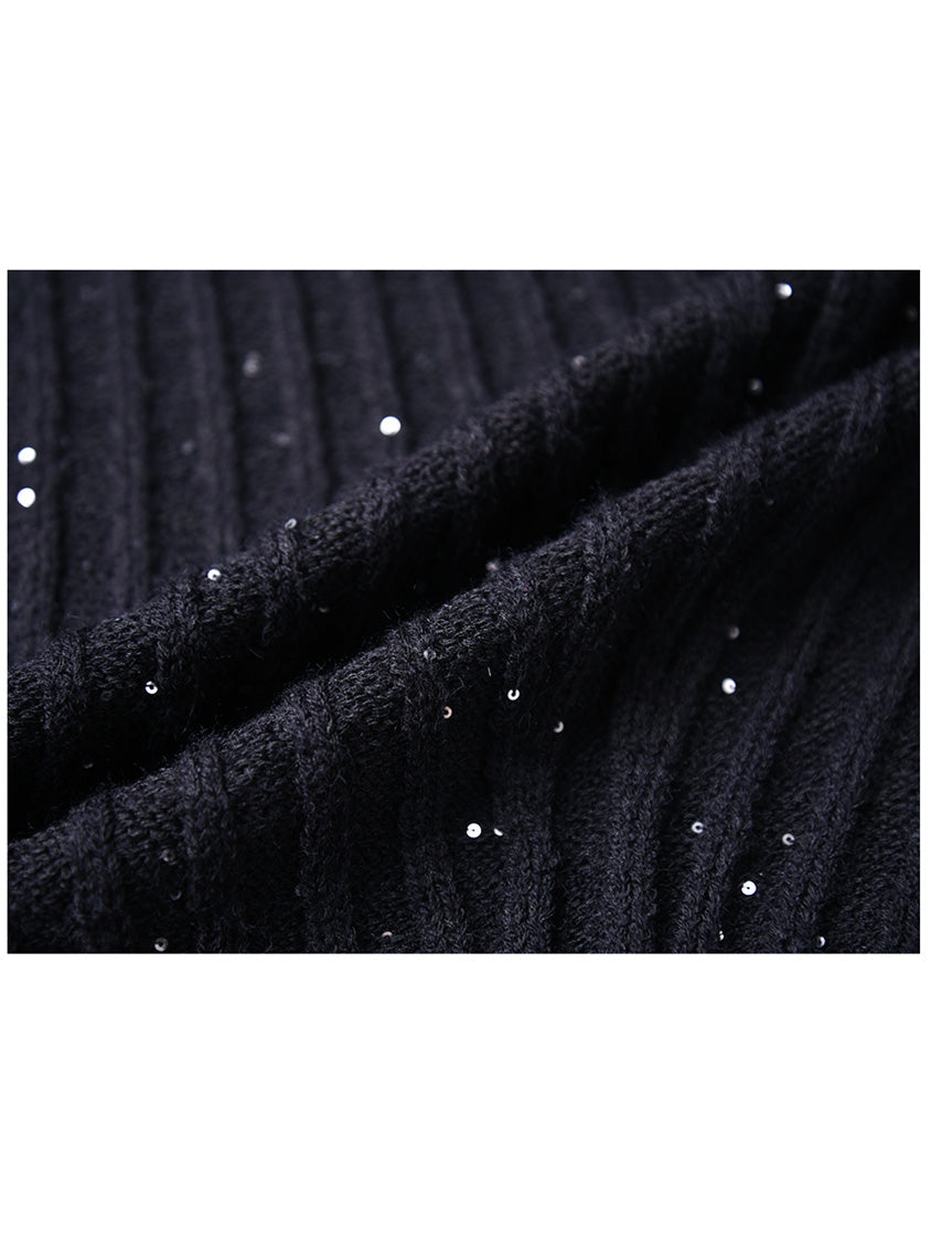 Mesh stitch top and skirt