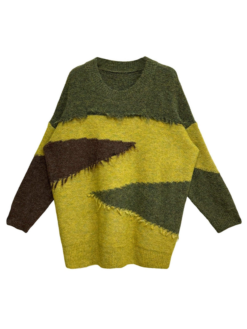 ジグザグフリンジセーター