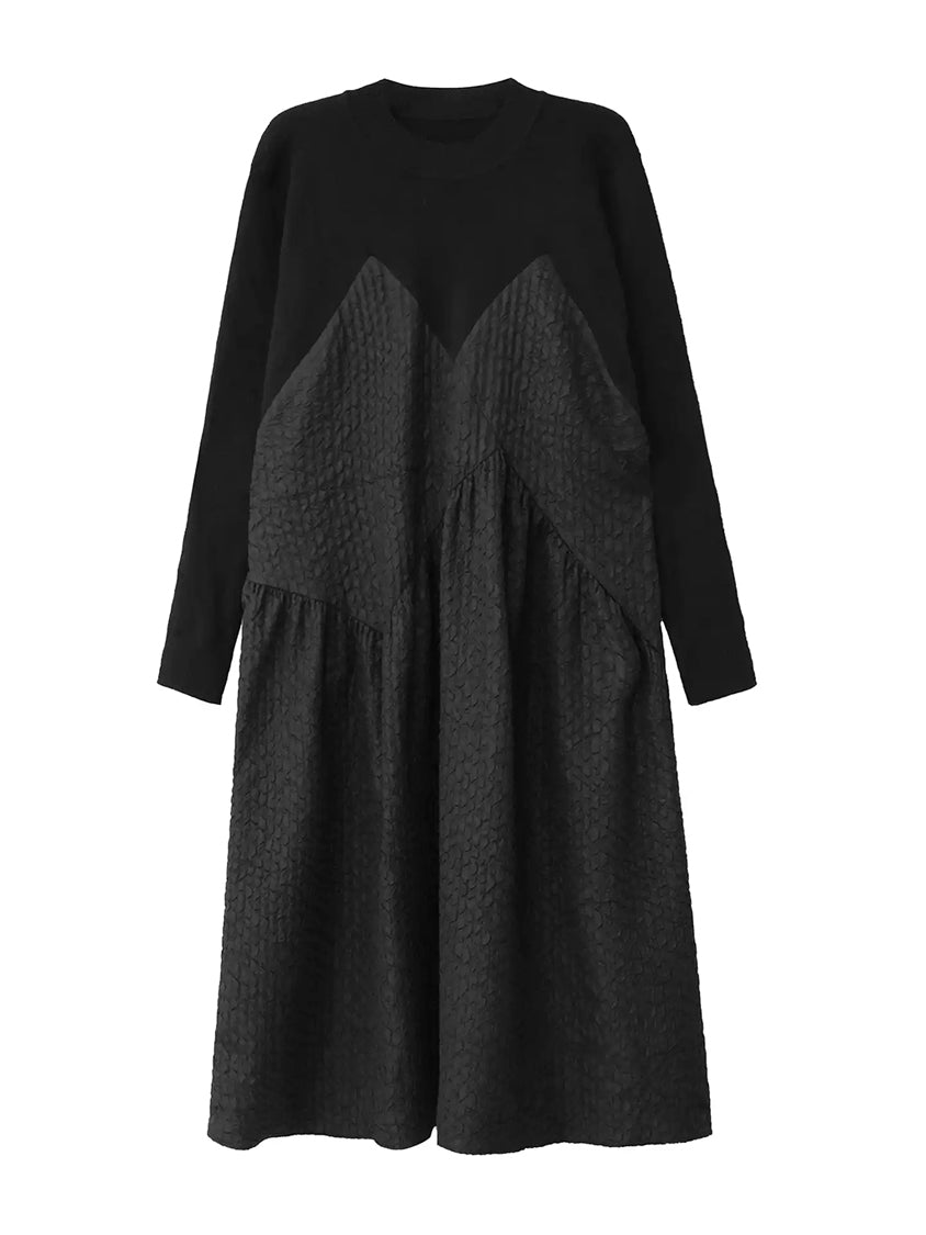 Mesh stitch top and skirt