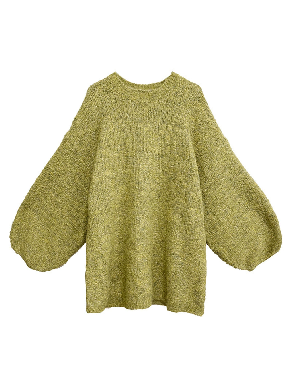 モヘアタッチボリュームスリーブトップス