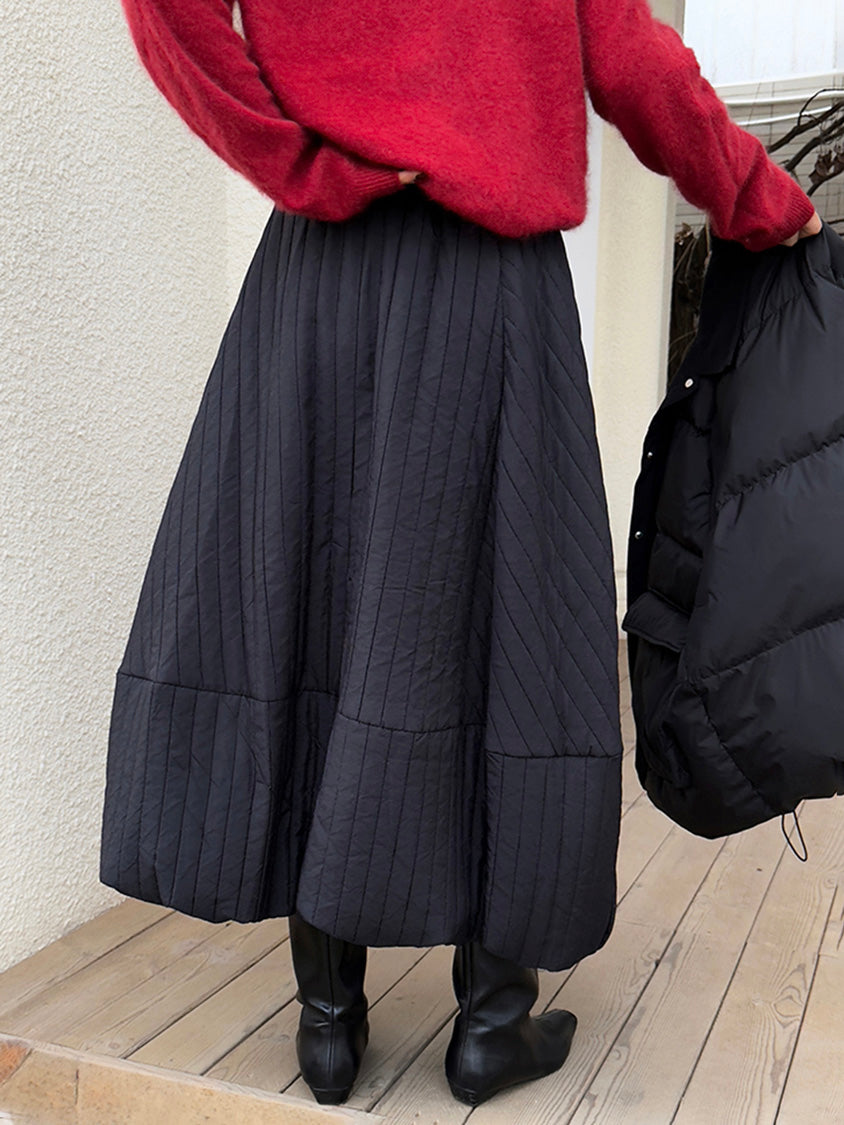 キルトボリュームスカート