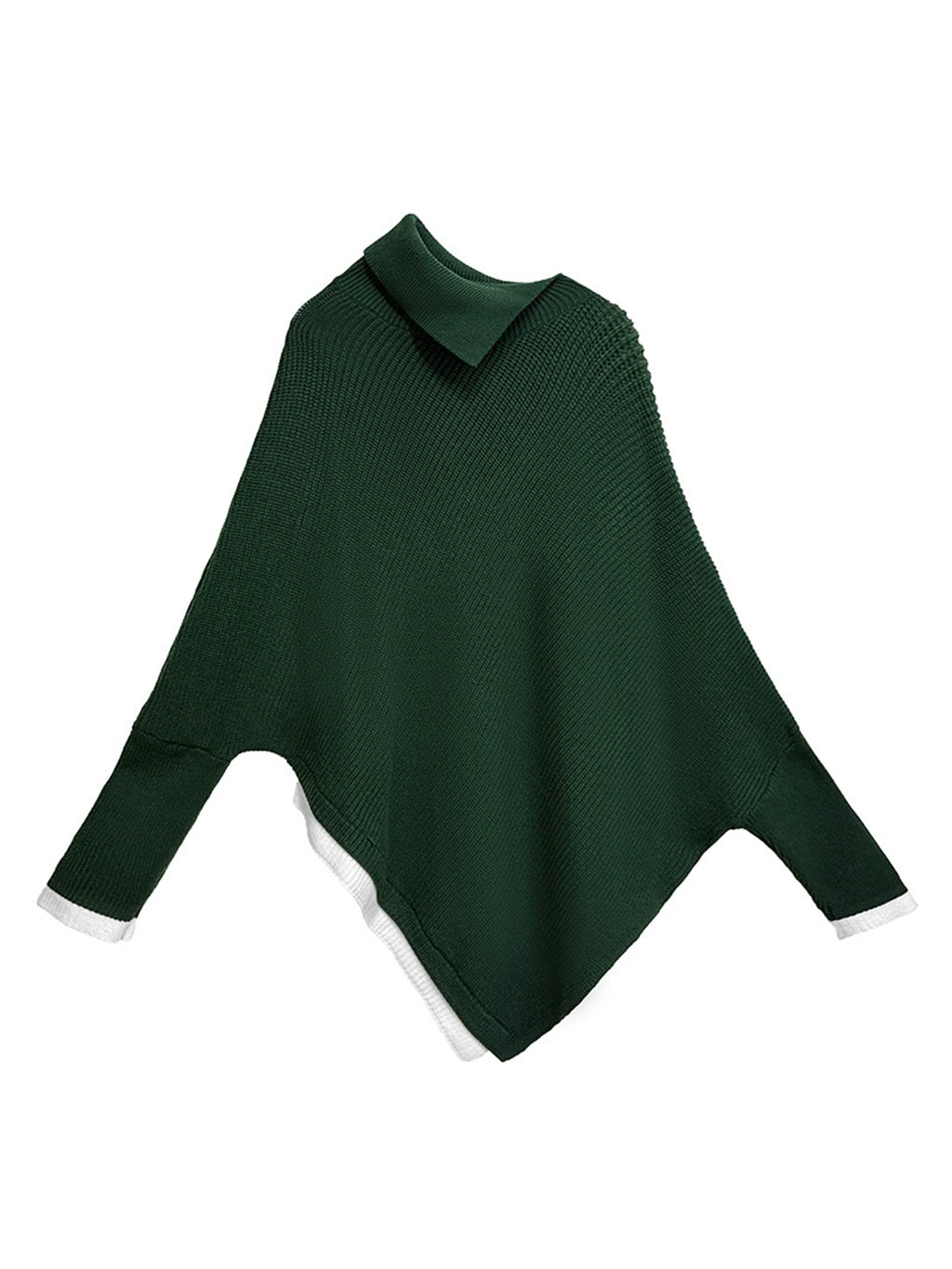 ハイネックケープニットトップ