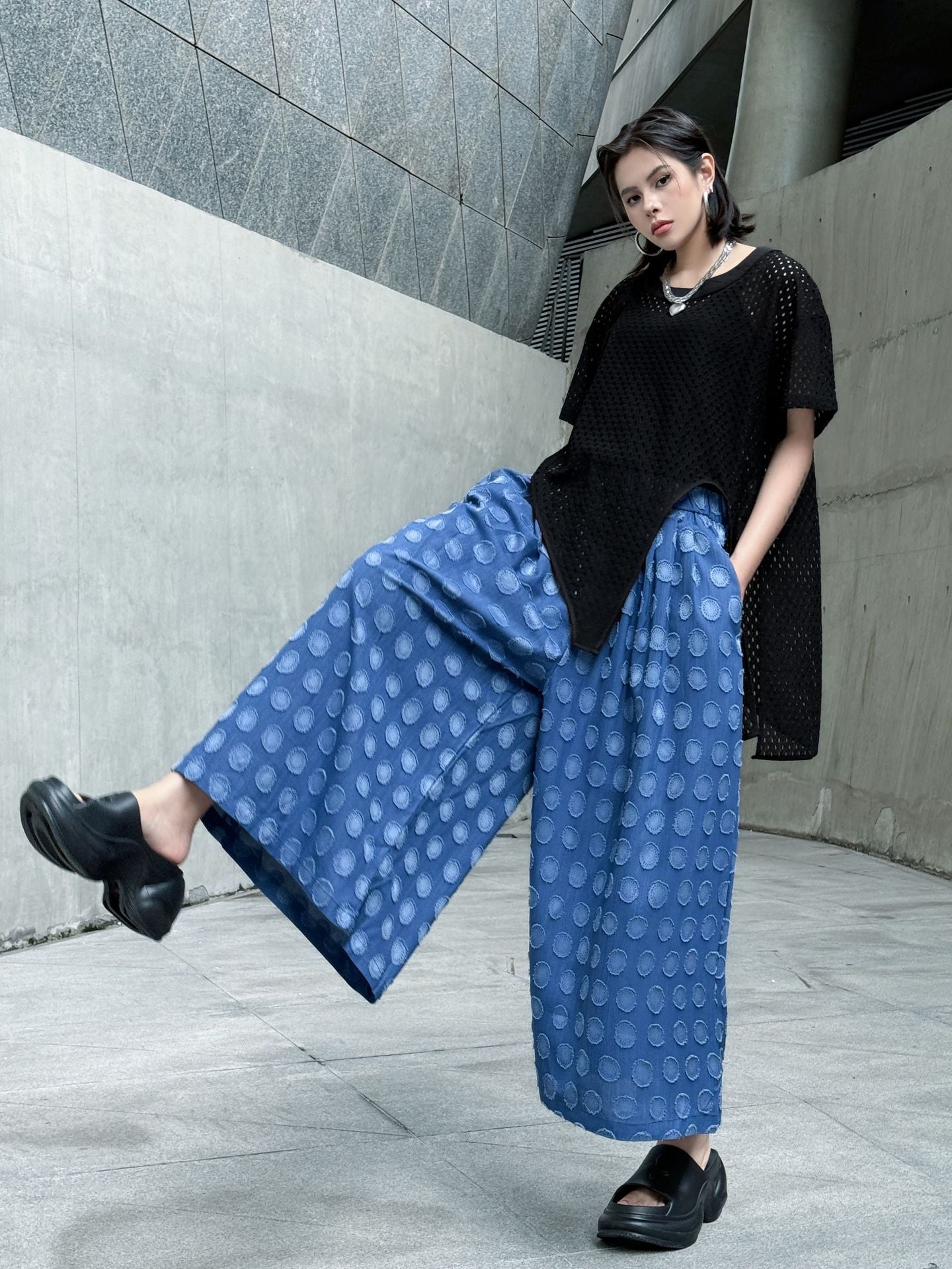 メッシュフロントカットトップ
