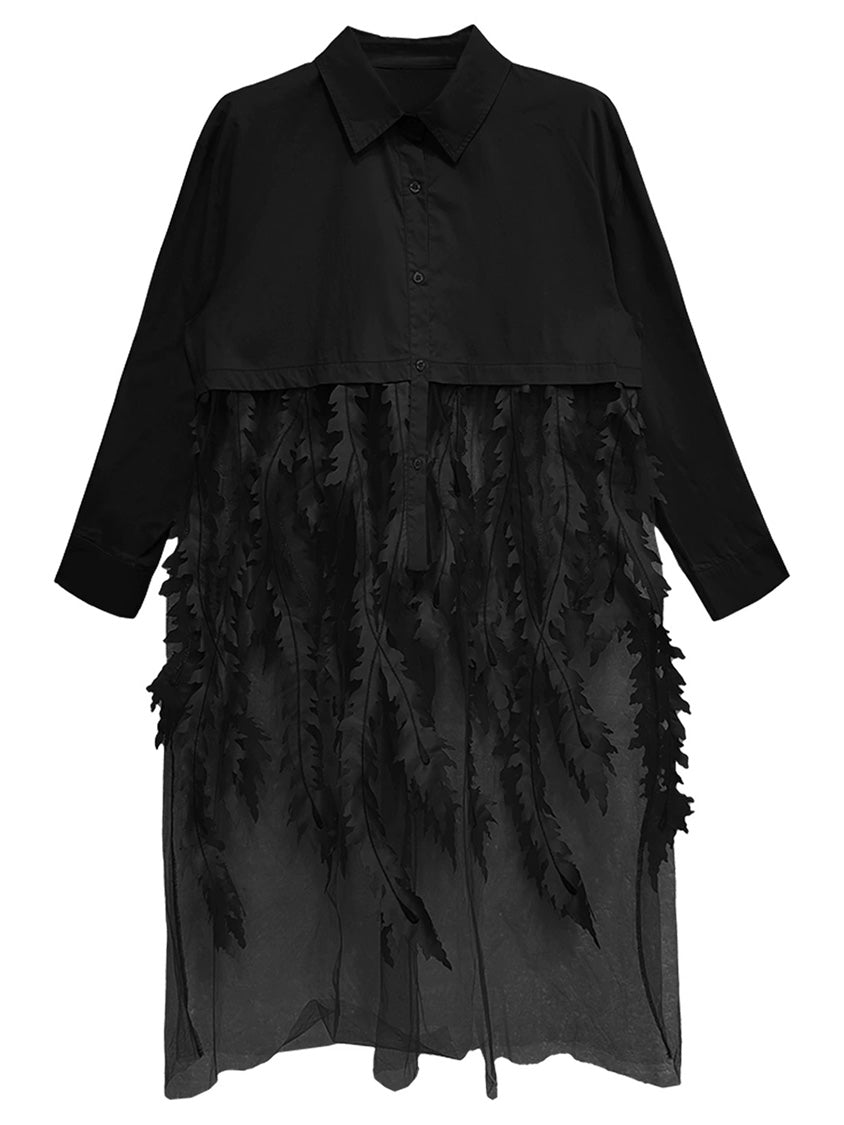 リーフテクスチャードレス