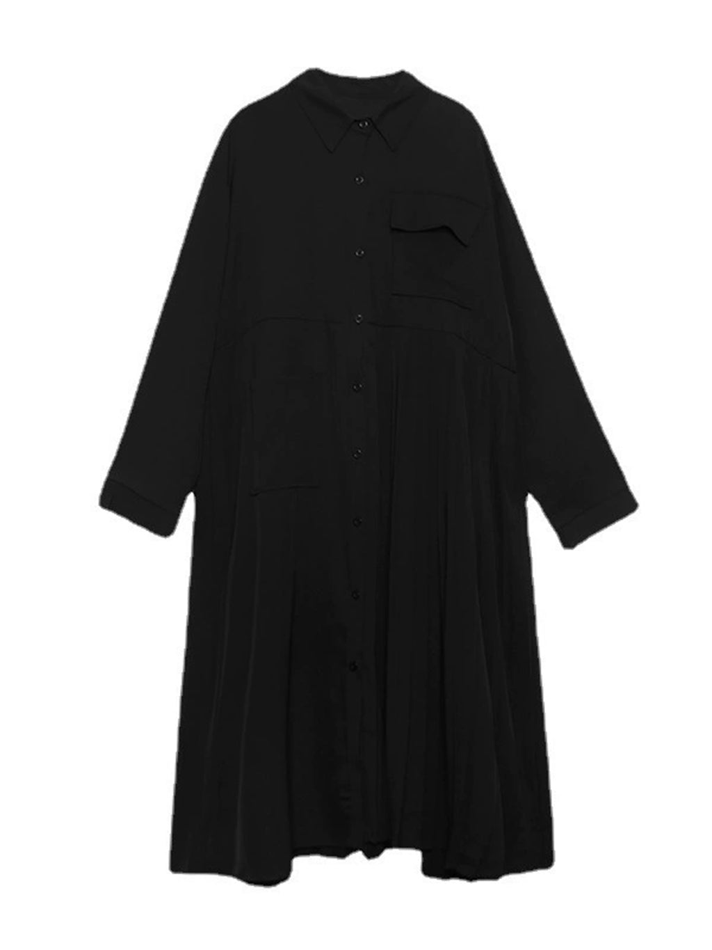 floating sleeve shirt dress