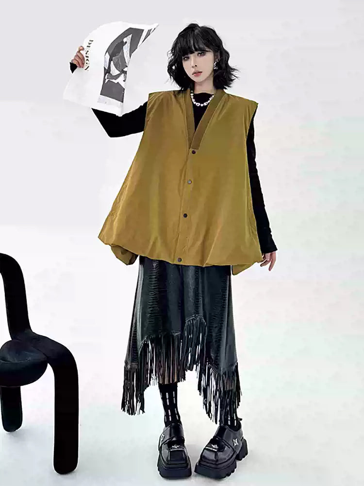 Scarf tie blouse and denim pants series
