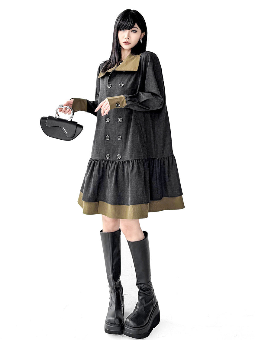 Mesh stitch top and skirt