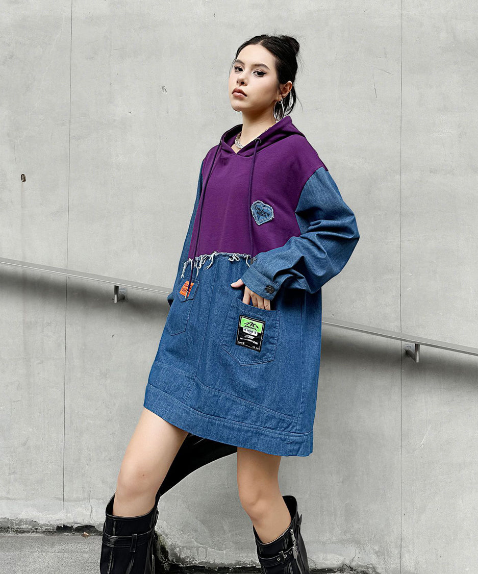 Denim Switch Hoodie