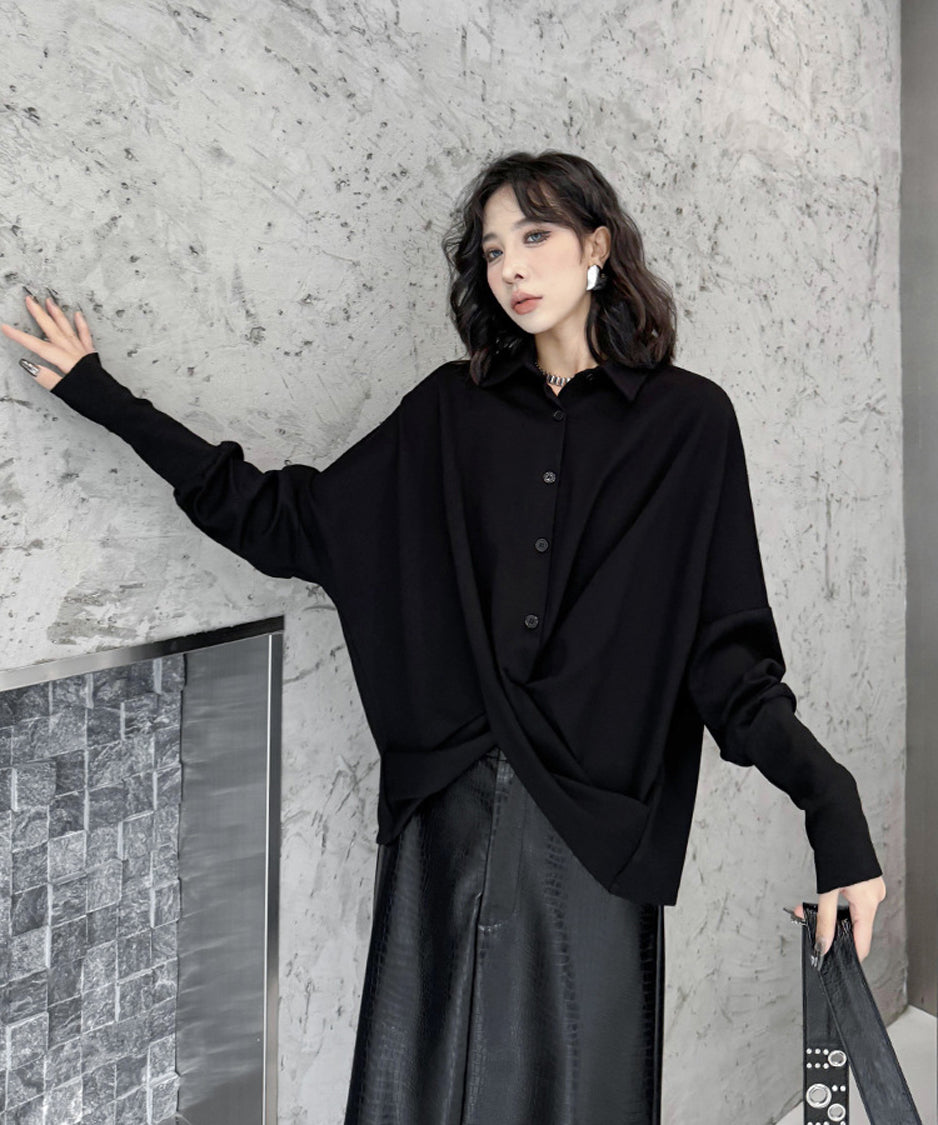crossover blouse