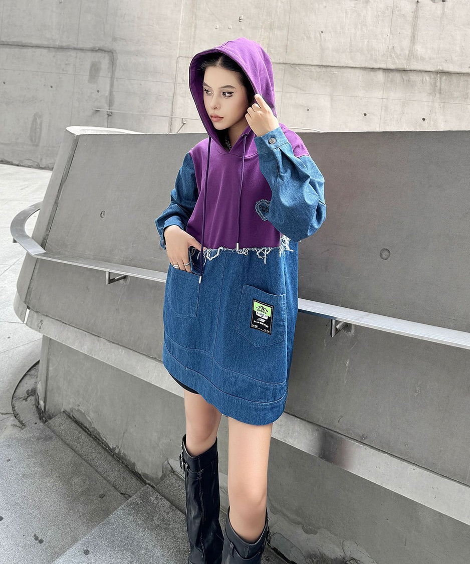 Denim Switch Hoodie