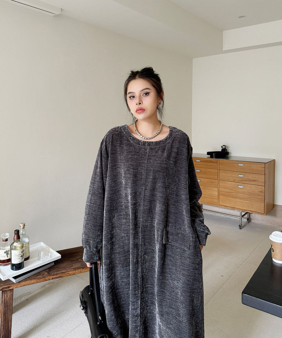 Hem Tassel Flare Dress