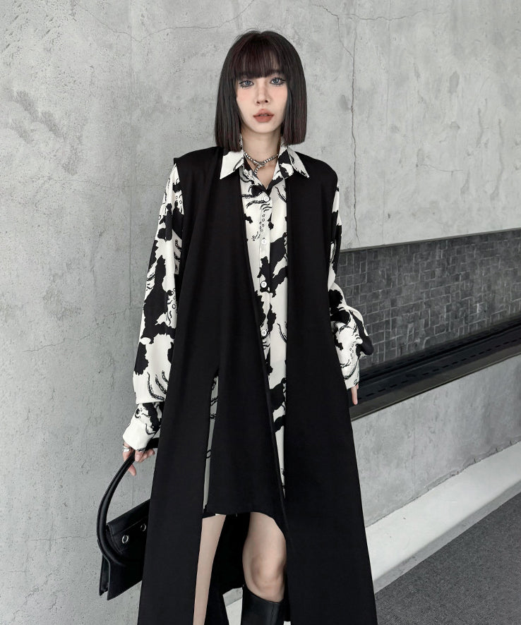 Irregular Long Vest