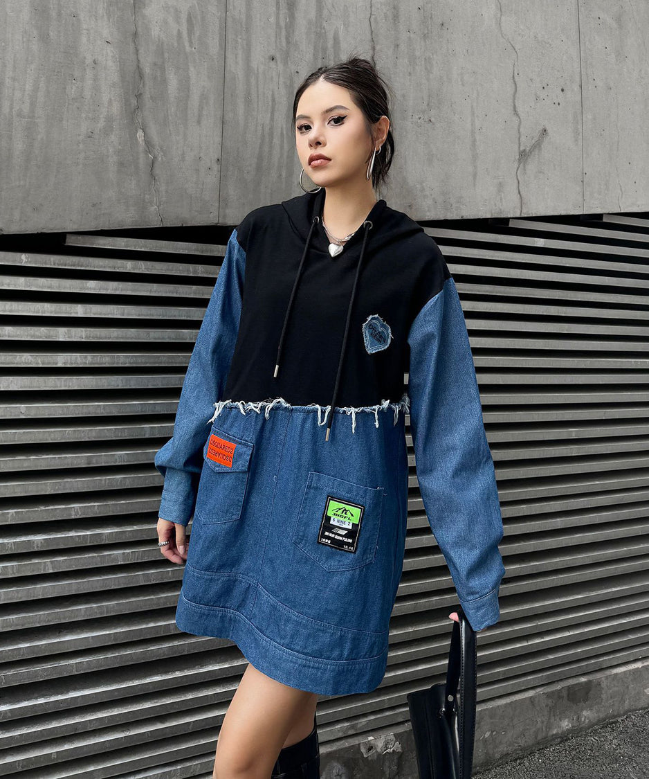 Denim Switch Hoodie