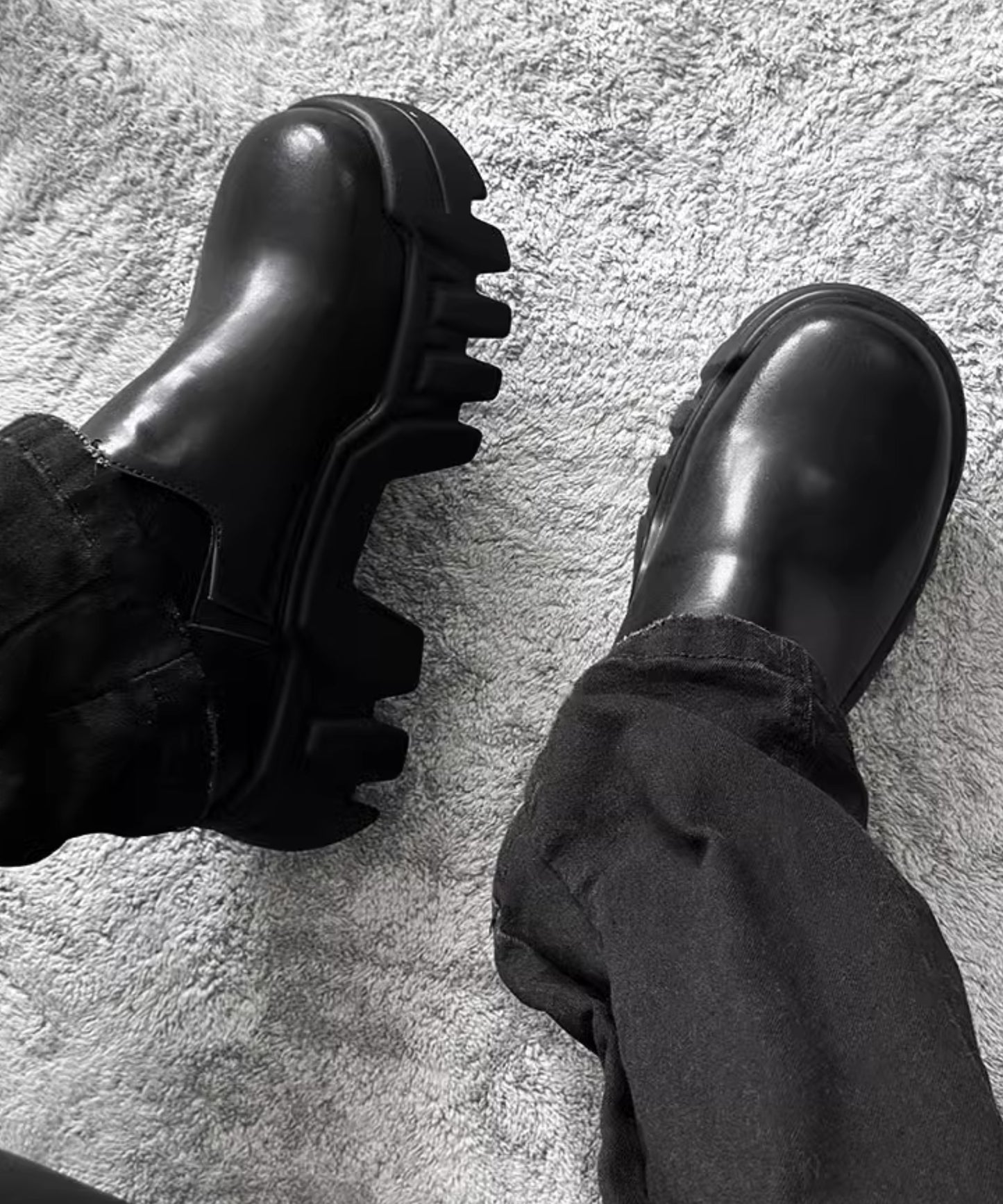 big toe platform shoes