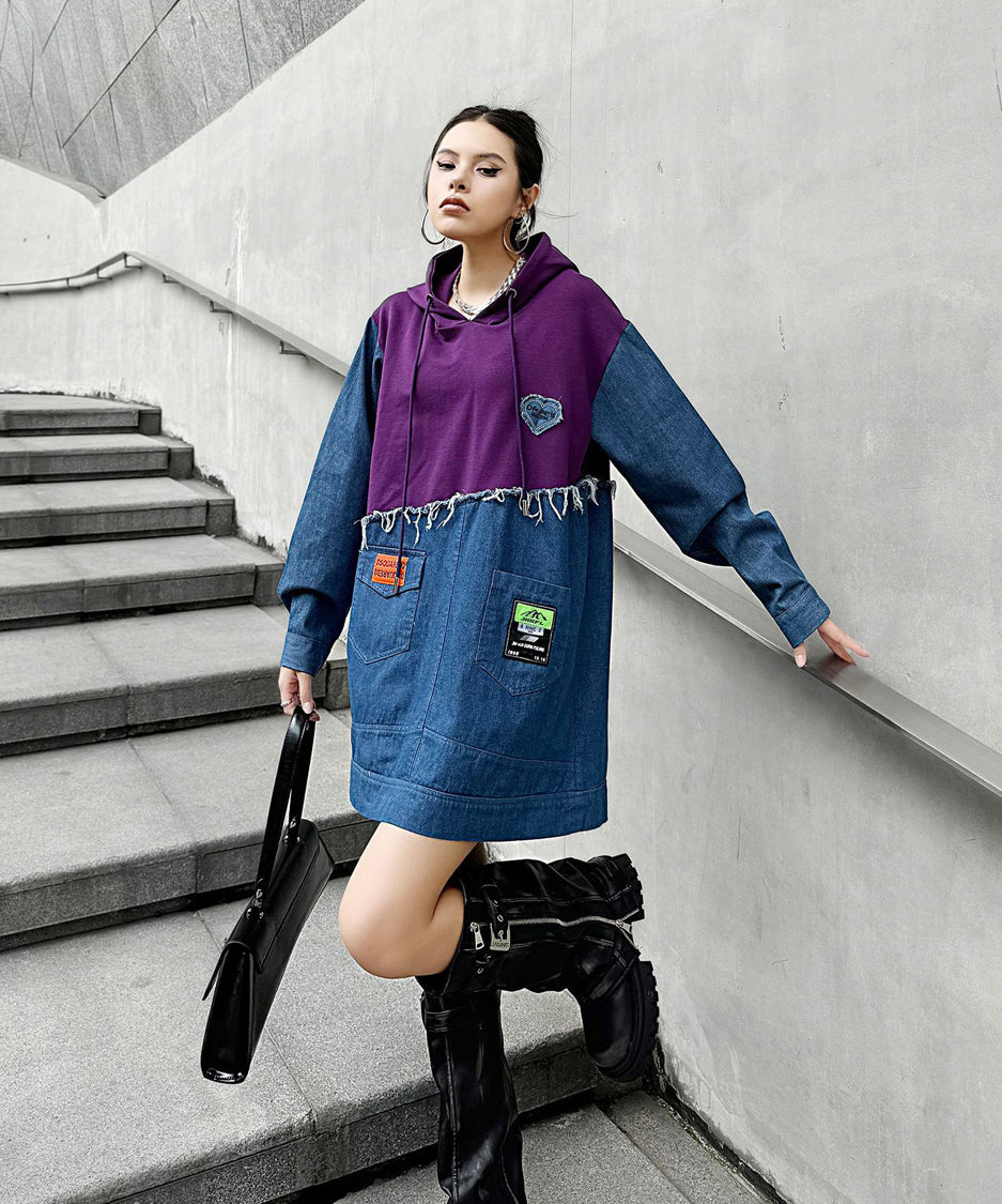 Denim Switch Hoodie