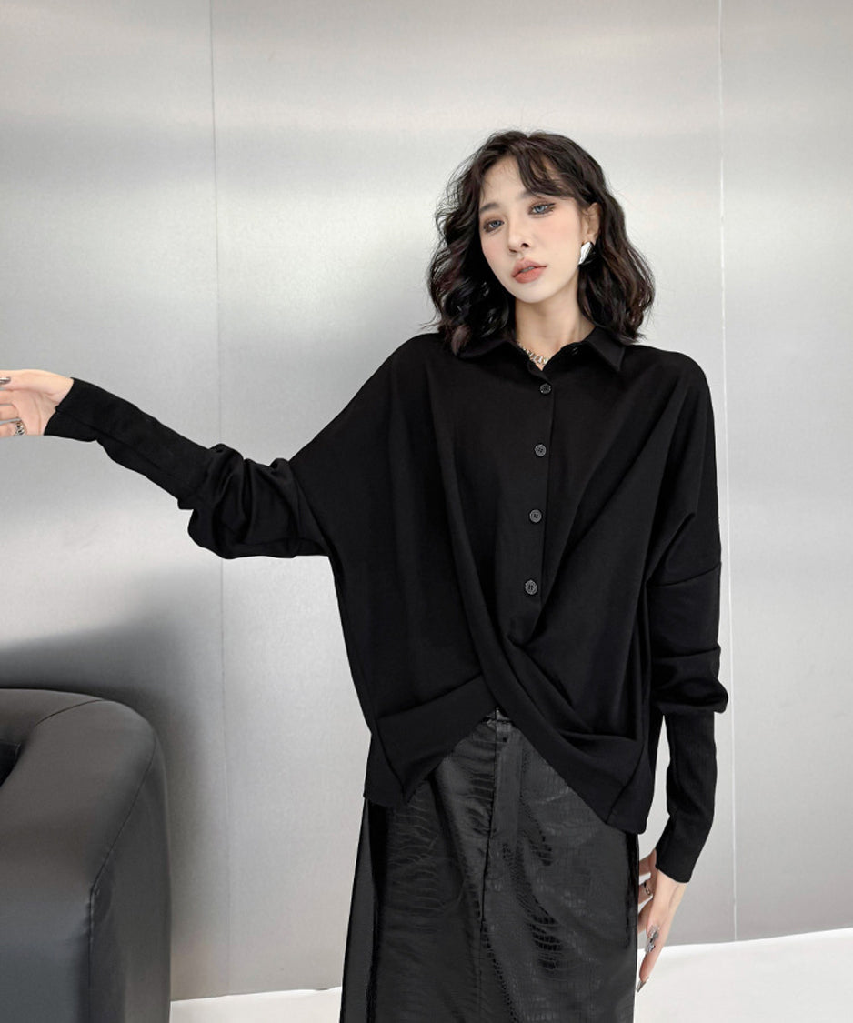 crossover blouse