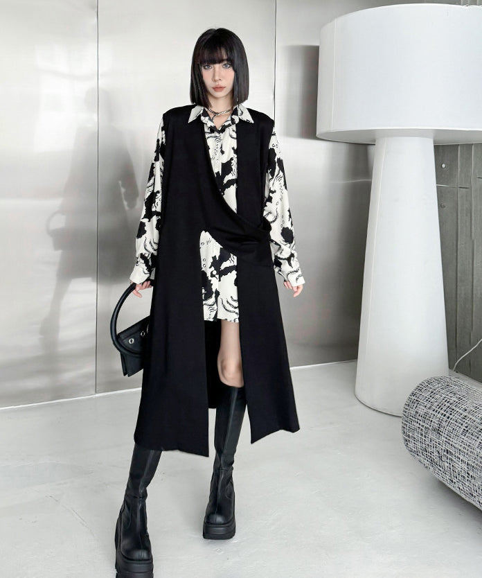 Irregular Long Vest