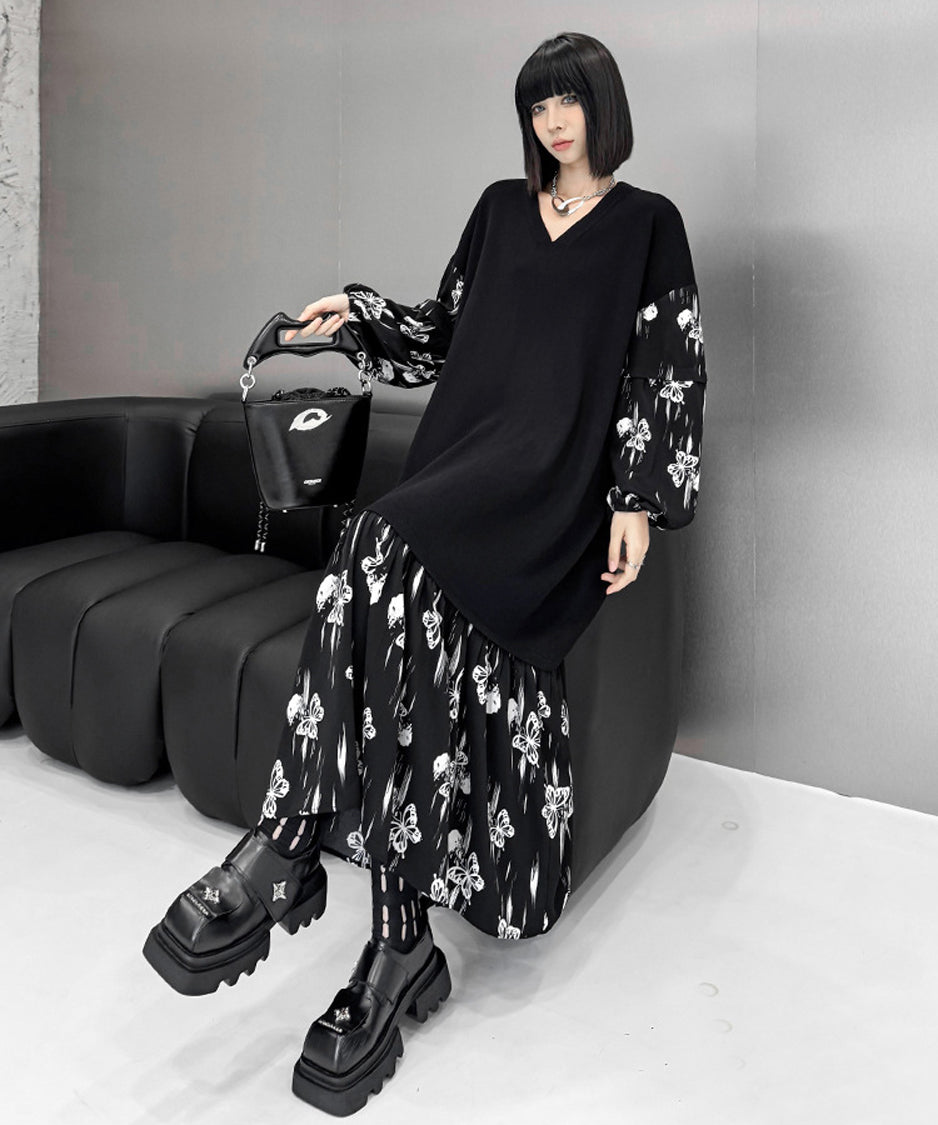 Butterfly Knit Switch Dress
