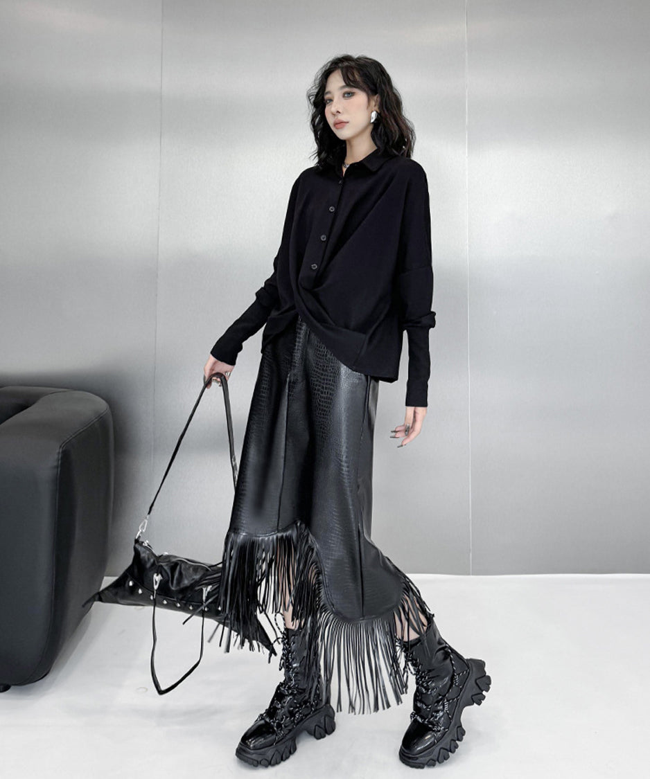 crossover blouse