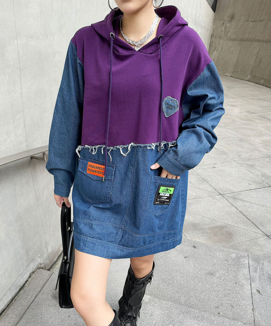 Denim Switch Hoodie