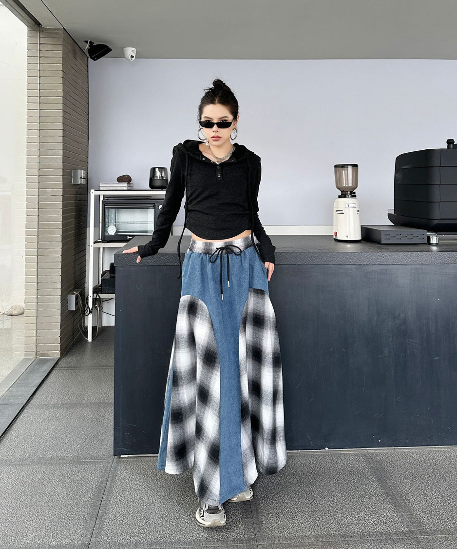 Buffalo Plaid Switch Skirt