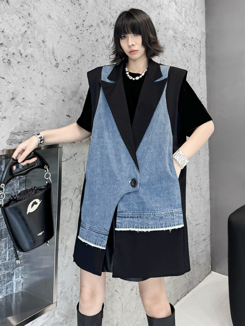 Denim Switch Vest
