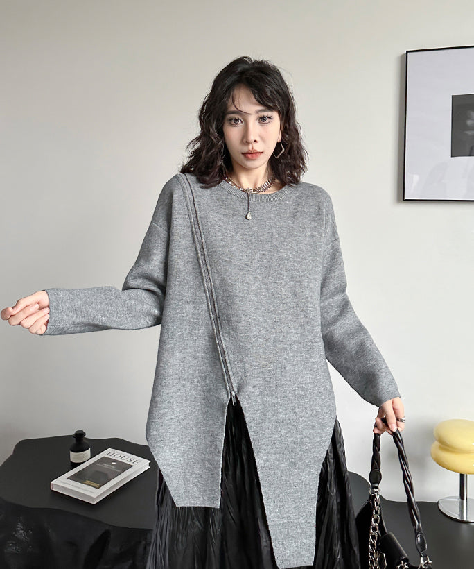 Asymmetrical knit