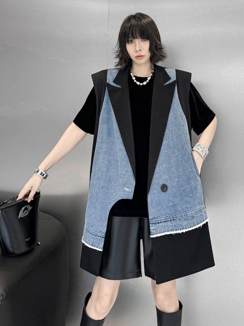 Denim Switch Vest