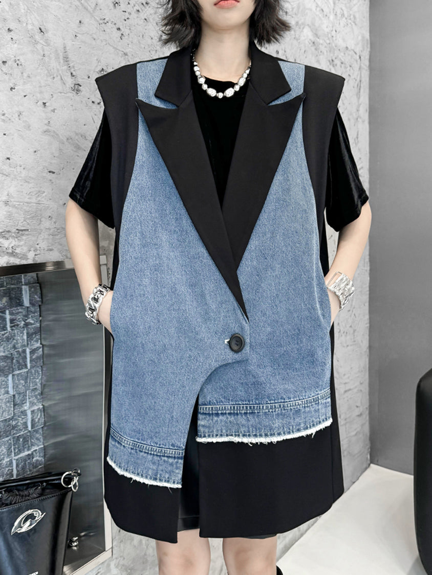Denim Switch Vest