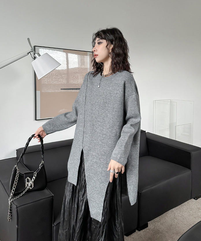 Asymmetrical knit