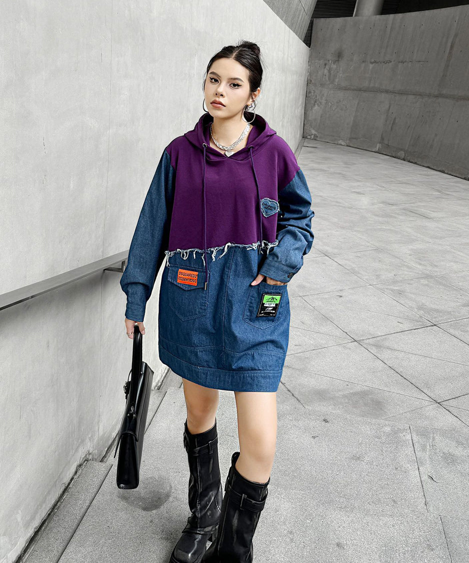 Denim Switch Hoodie