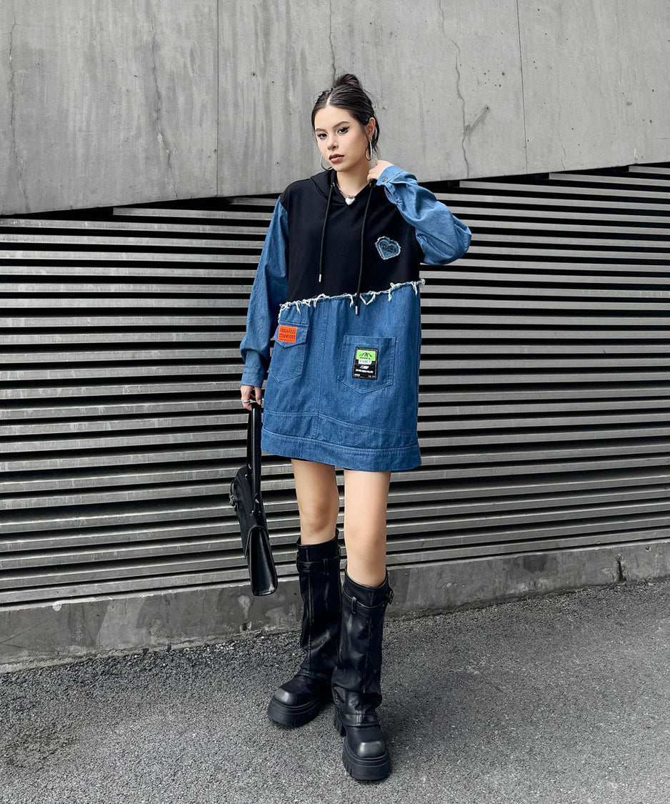 Denim Switch Hoodie