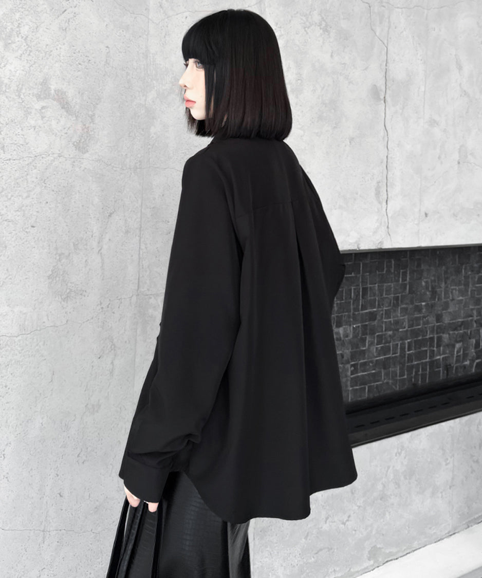 Frill line blouse