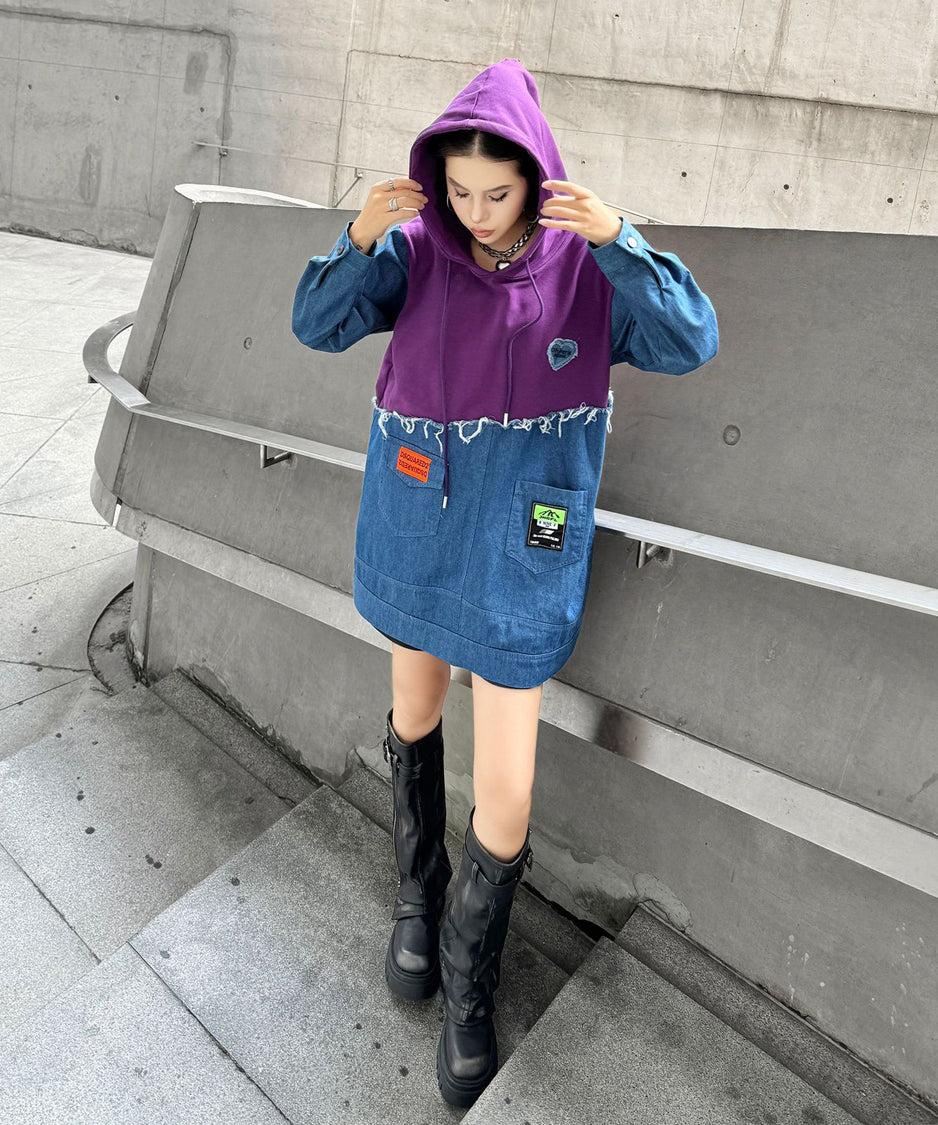 Denim Switch Hoodie