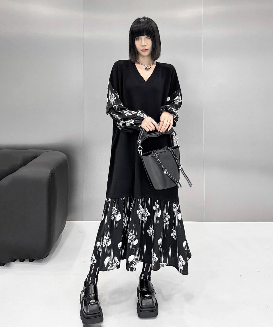 Butterfly Knit Switch Dress