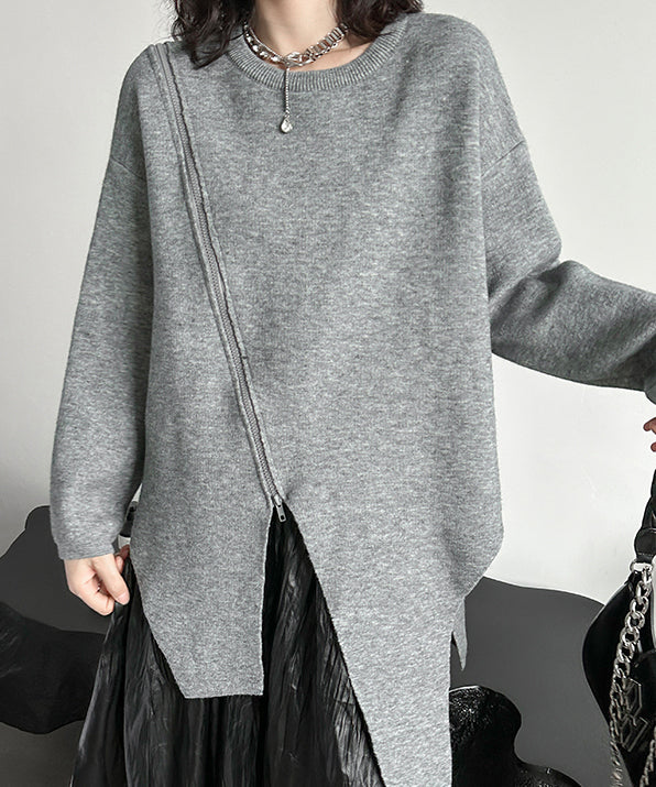 Asymmetrical knit