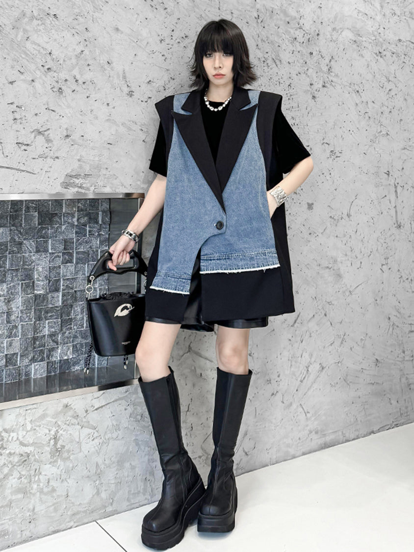 Denim Switch Vest