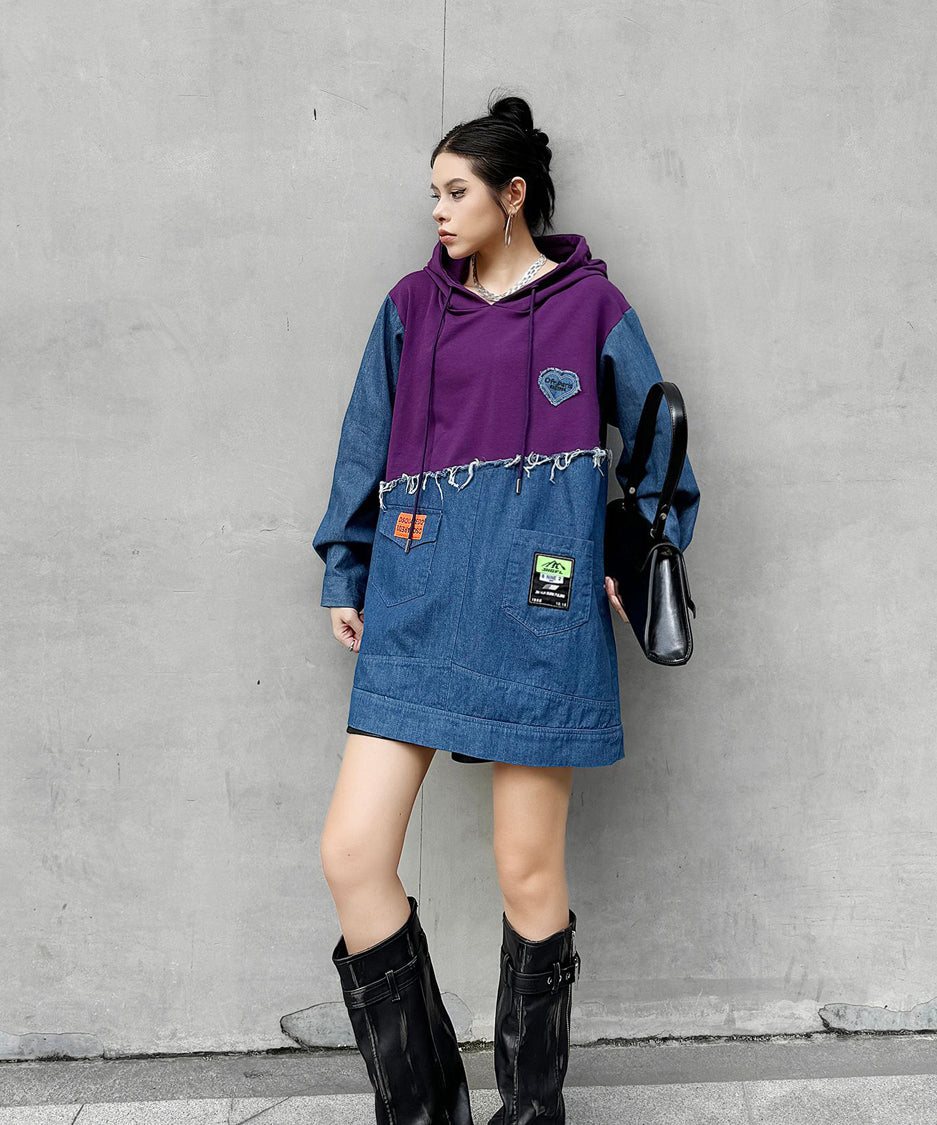 Denim Switch Hoodie