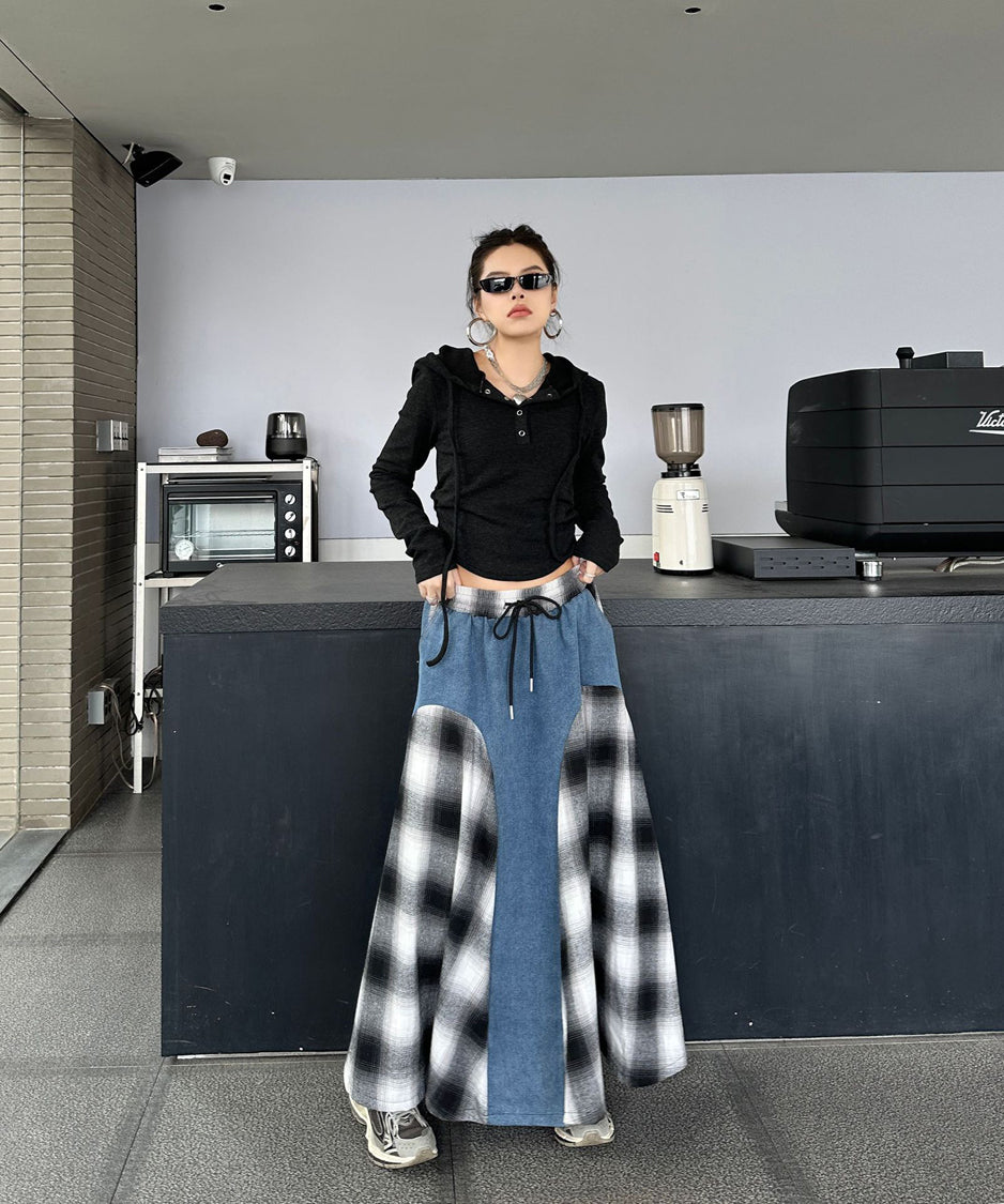 Buffalo Plaid Switch Skirt