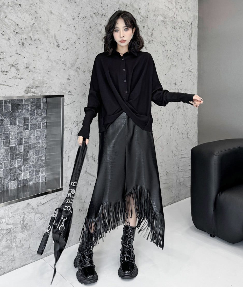crossover blouse