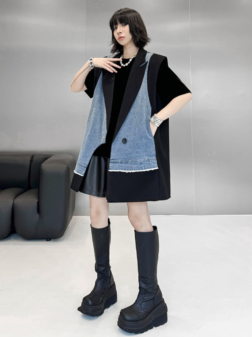 Denim Switch Vest