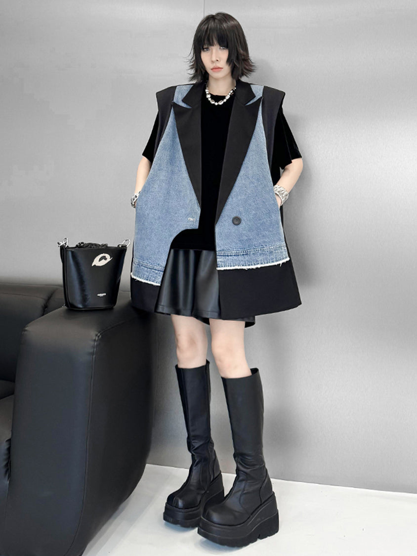 Denim Switch Vest