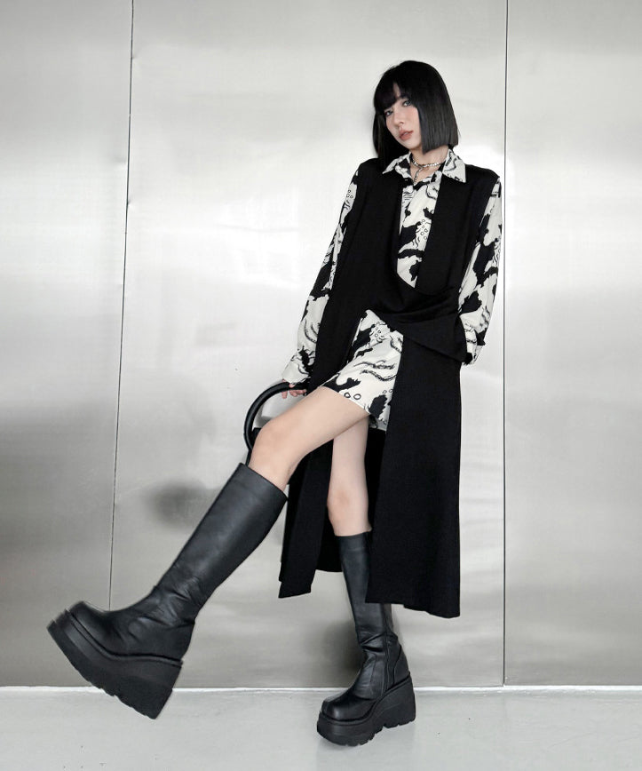 Irregular Long Vest