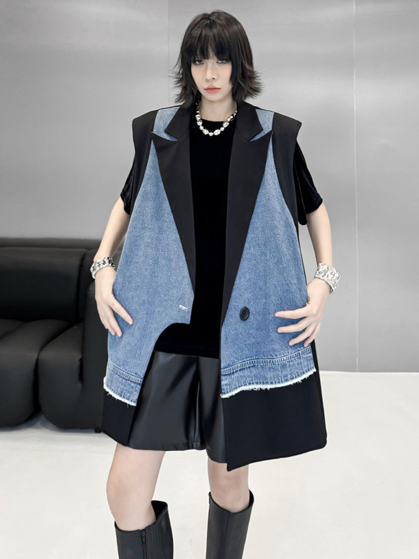 Denim Switch Vest