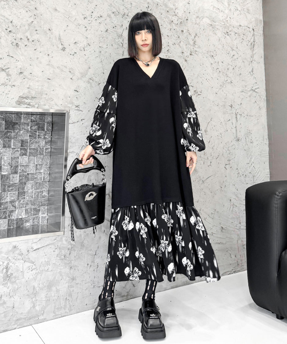 Butterfly Knit Switch Dress