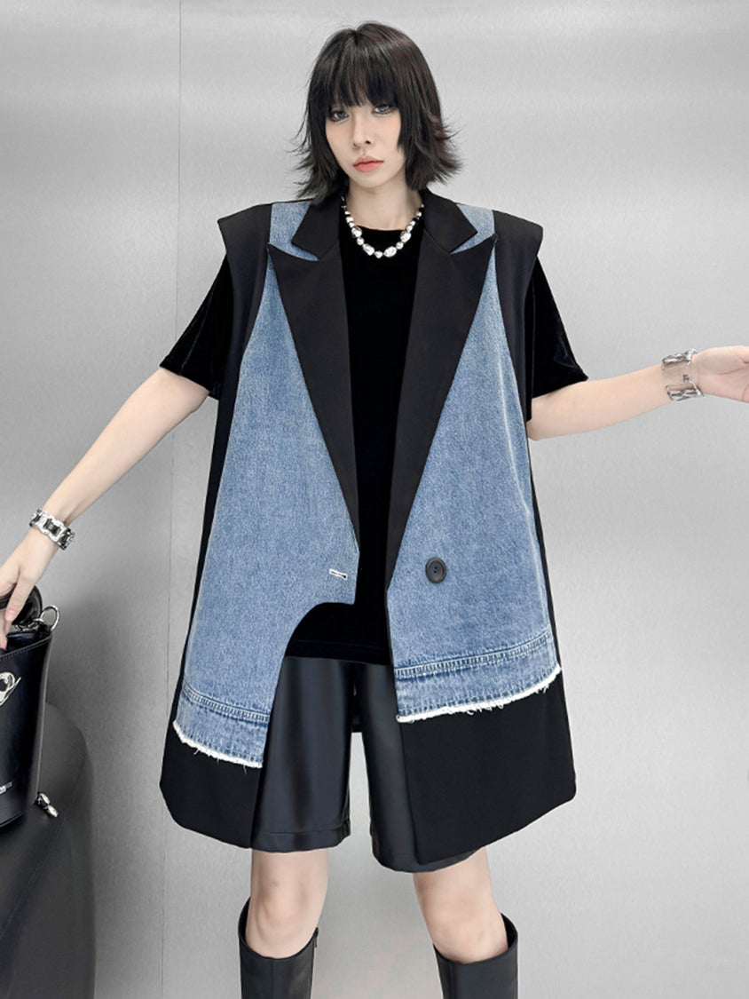 Denim Switch Vest