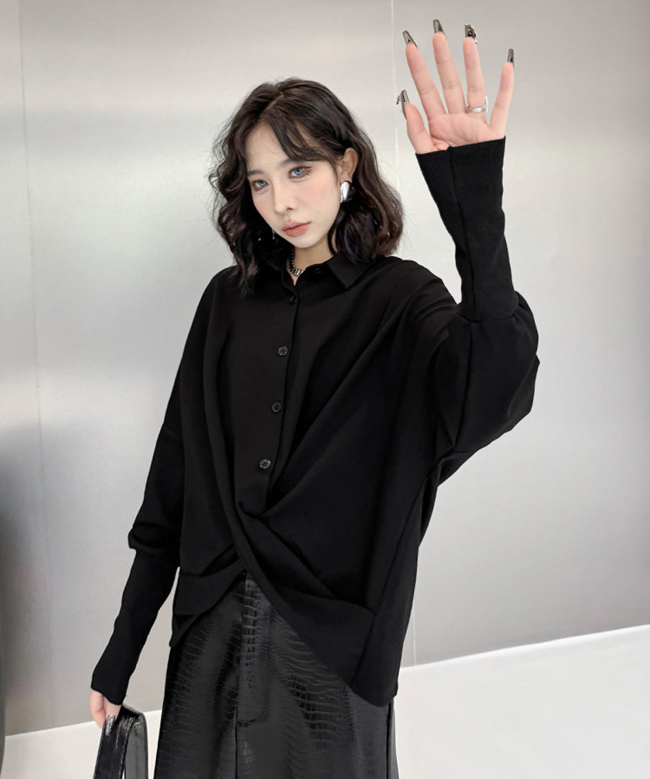 crossover blouse