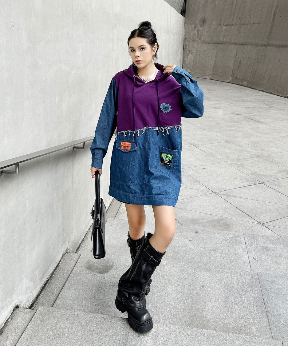 Denim Switch Hoodie