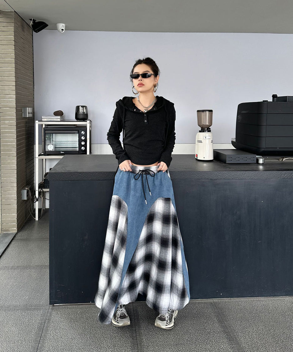 Buffalo Plaid Switch Skirt